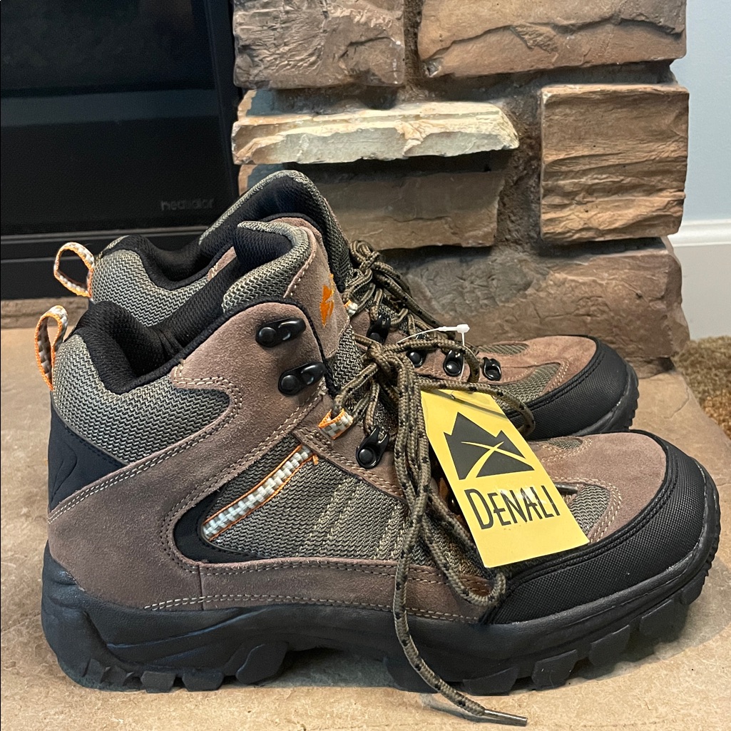 Denali Brown And Black Hiking Boots Men’s Size 10.5